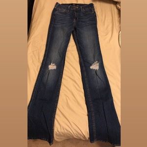 Bootcut Ripped Jeans